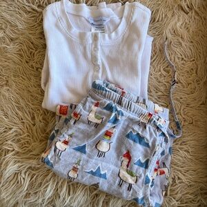 Girls flannel pajamas the Company Store sz Lg